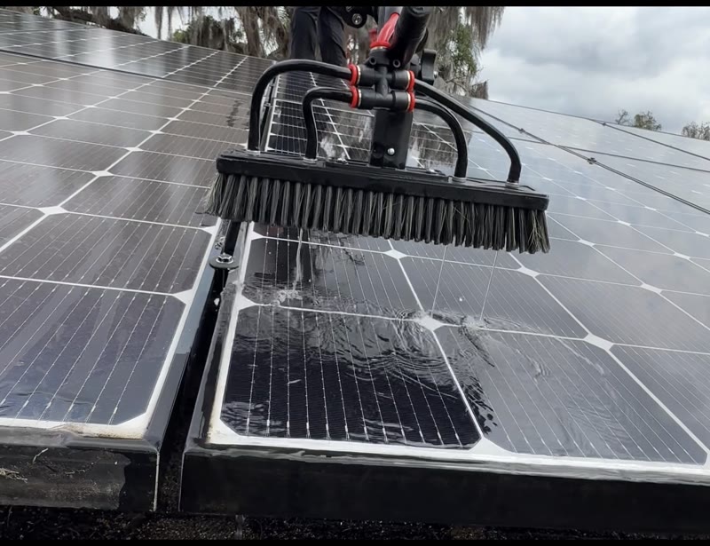 KleenSola solar panel cleaning